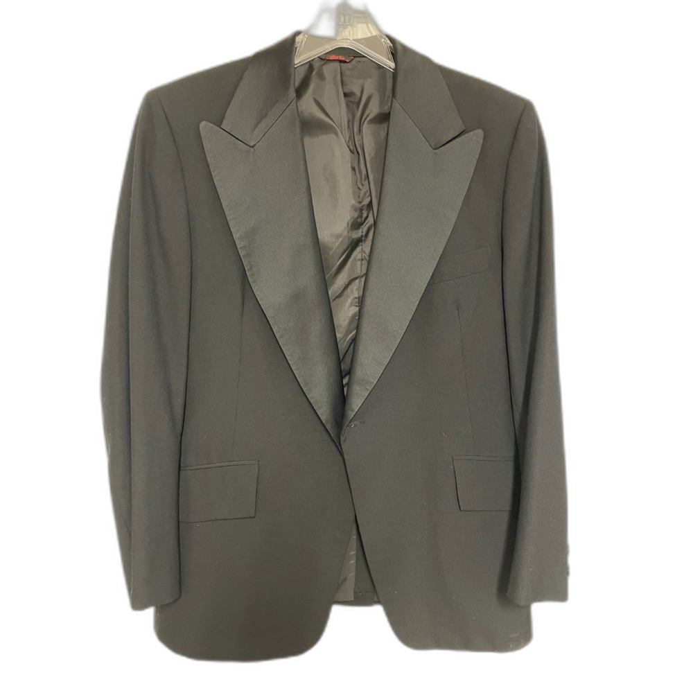 Vintage Mr J Shop Jacobson's Gray Pinstripe Blazer Sport Coat 35R